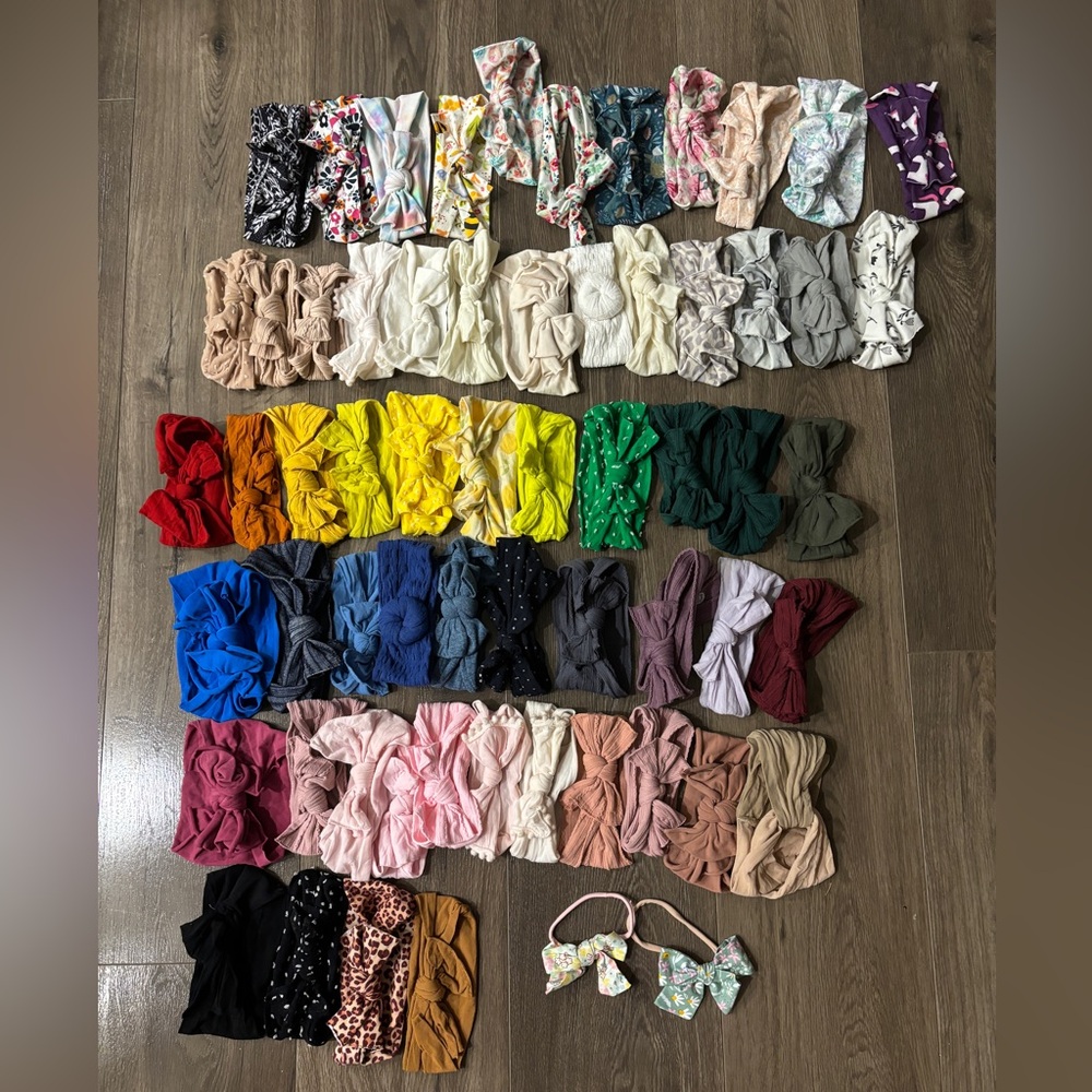 Lot of 62 Baby Bling baby toddler girl hair bows